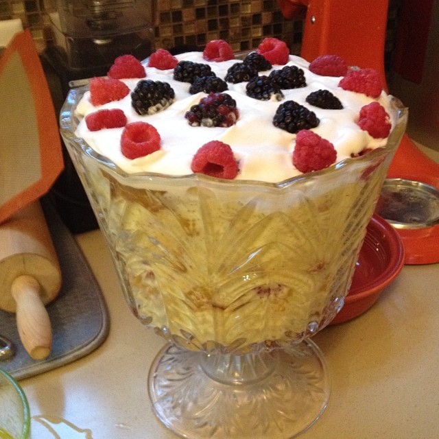 We love trifle so much, we even have its own designated bowl.