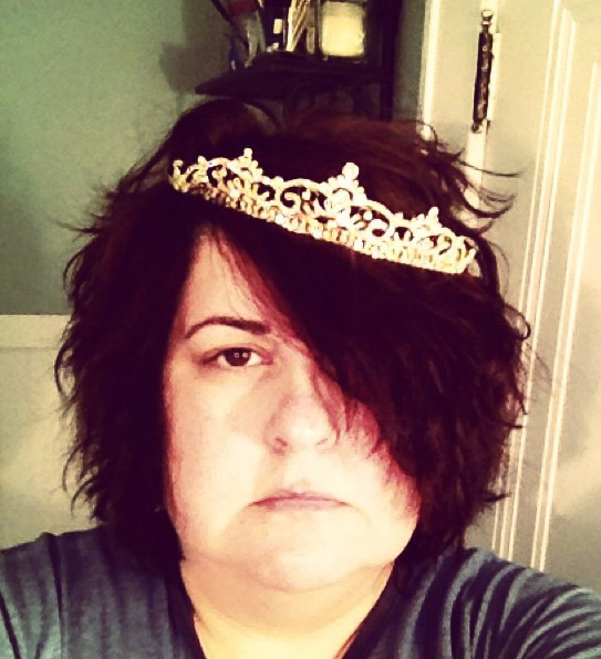 I got tiara'd by Val.