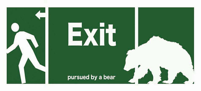 Exit, Pursued by a Bear