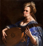 Self-Portrait as a Lute Player by Artemisia Gentileschi