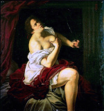 Lucretia by Artemisia Gentileschi (Milan)