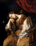 Penitent Magdalene by Artemisia Gentileschi